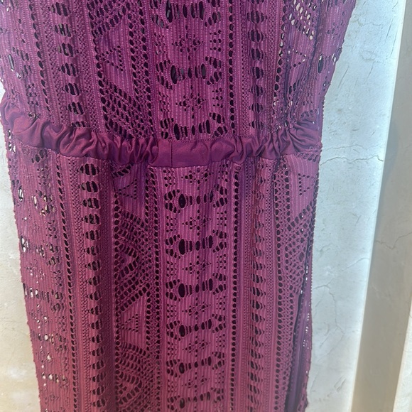 NWOT BECCA COVERUP Boho Chic Tie Waist Dress Size S - Picture 4 of 5